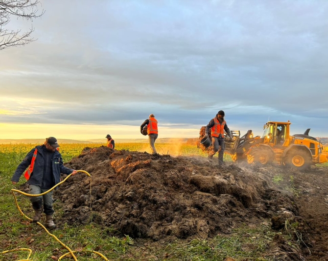 bokashi opzetten zuid limburg in opkomende zon