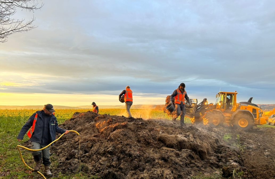 bokashi opzetten zuid limburg in opkomende zon